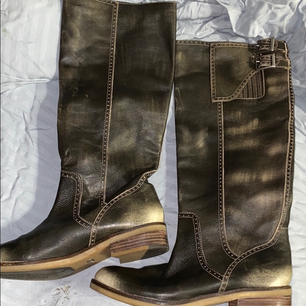 Lucky brand knee-high leather boots